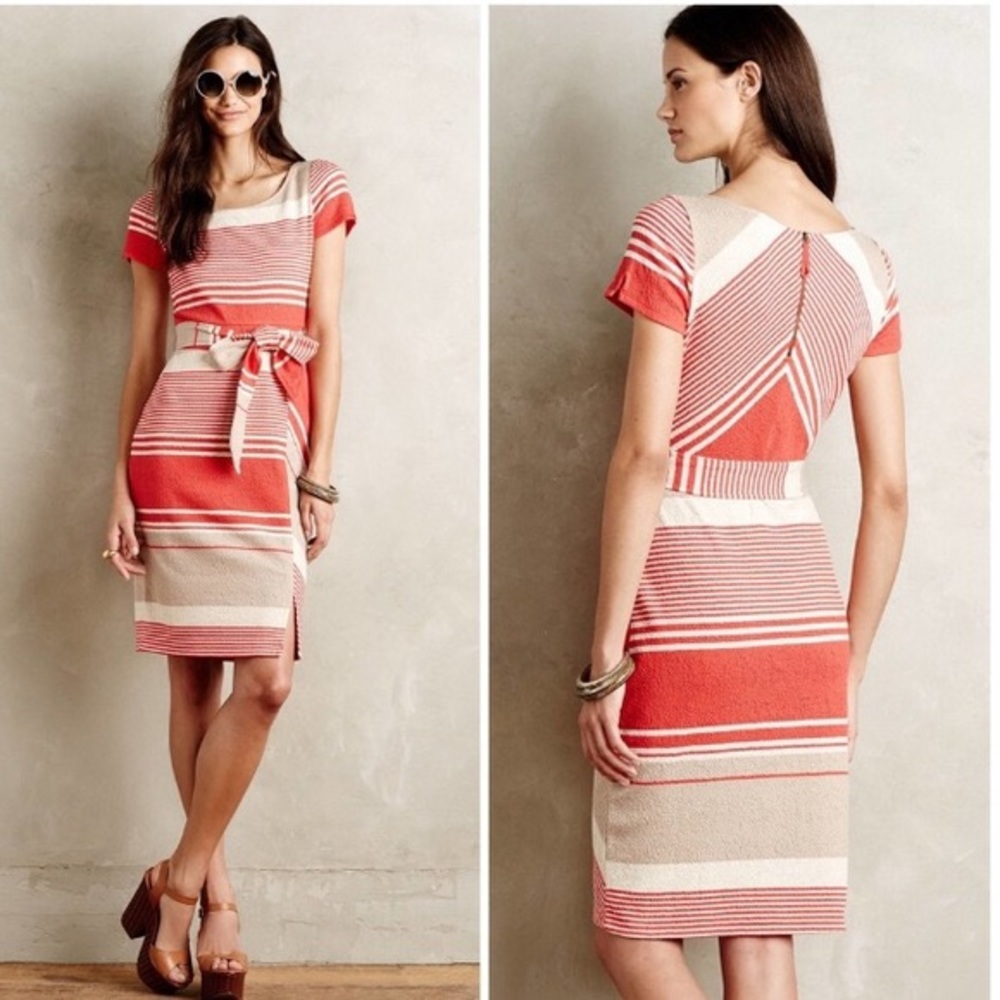 Anthropologie striped dress